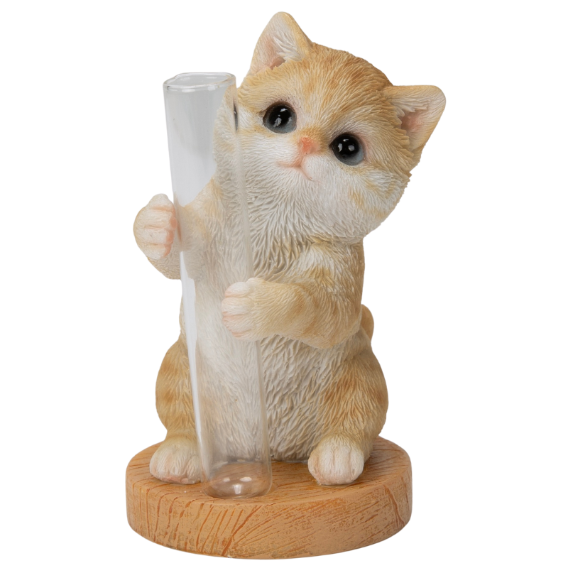 茶トラ猫一輪挿し｜WooBia公式オンラインショップ – WooBia（ウービア