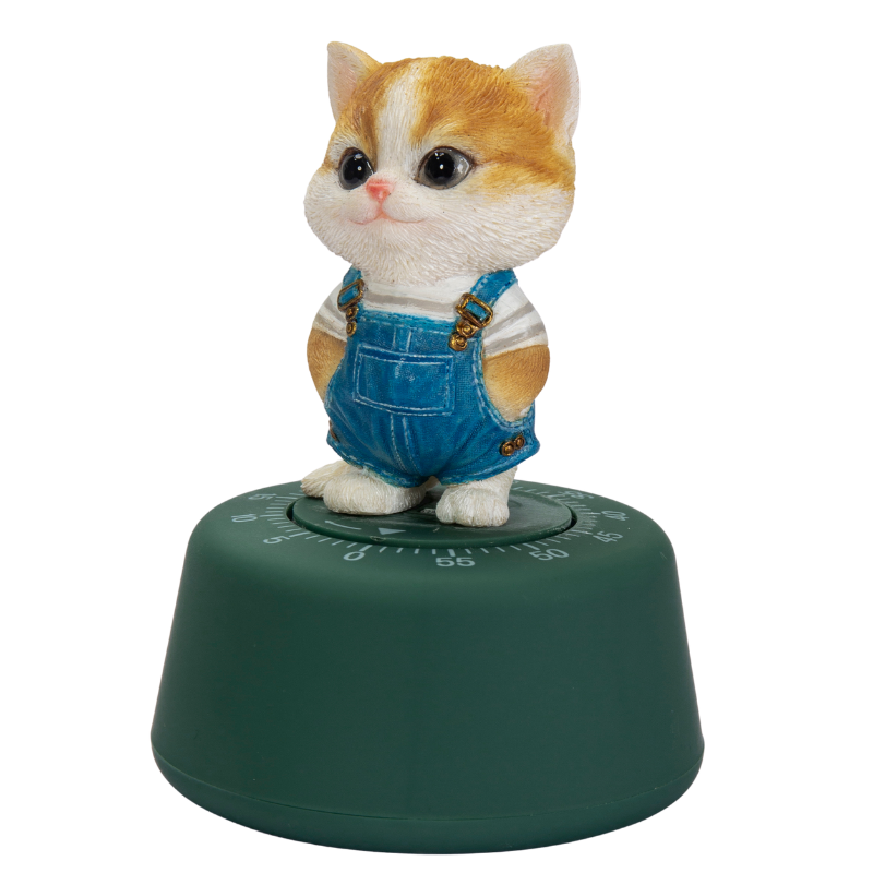オーバーオール猫タイマー
