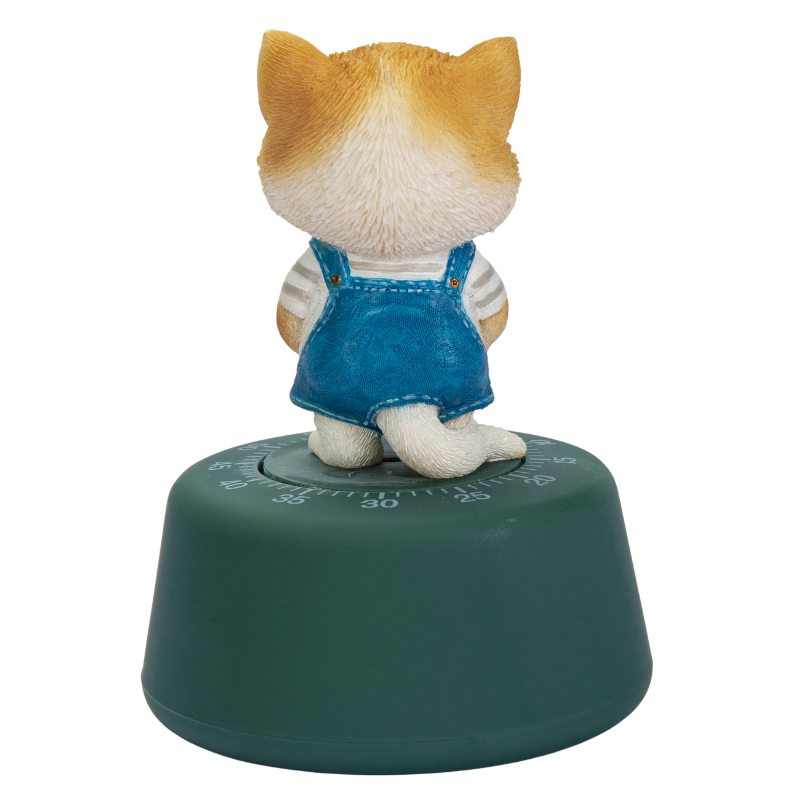 オーバーオール猫タイマー