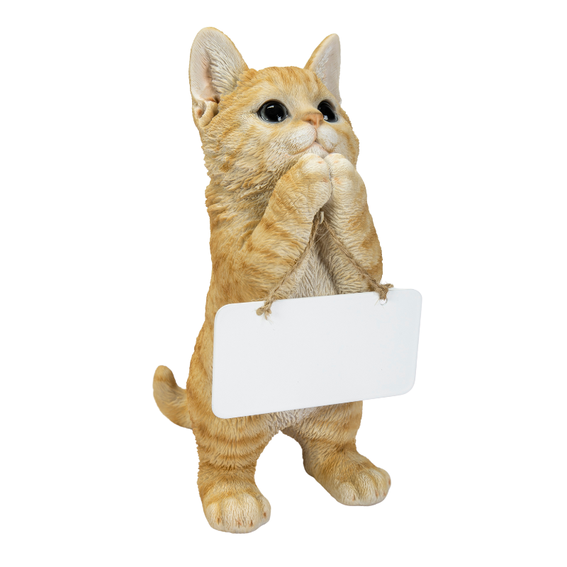 おねだり茶トラ猫 ボード付き