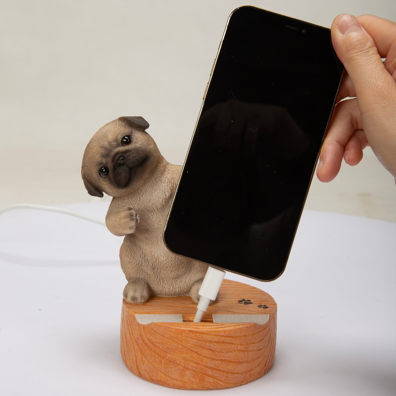 Dancingパグのスマホスタンド