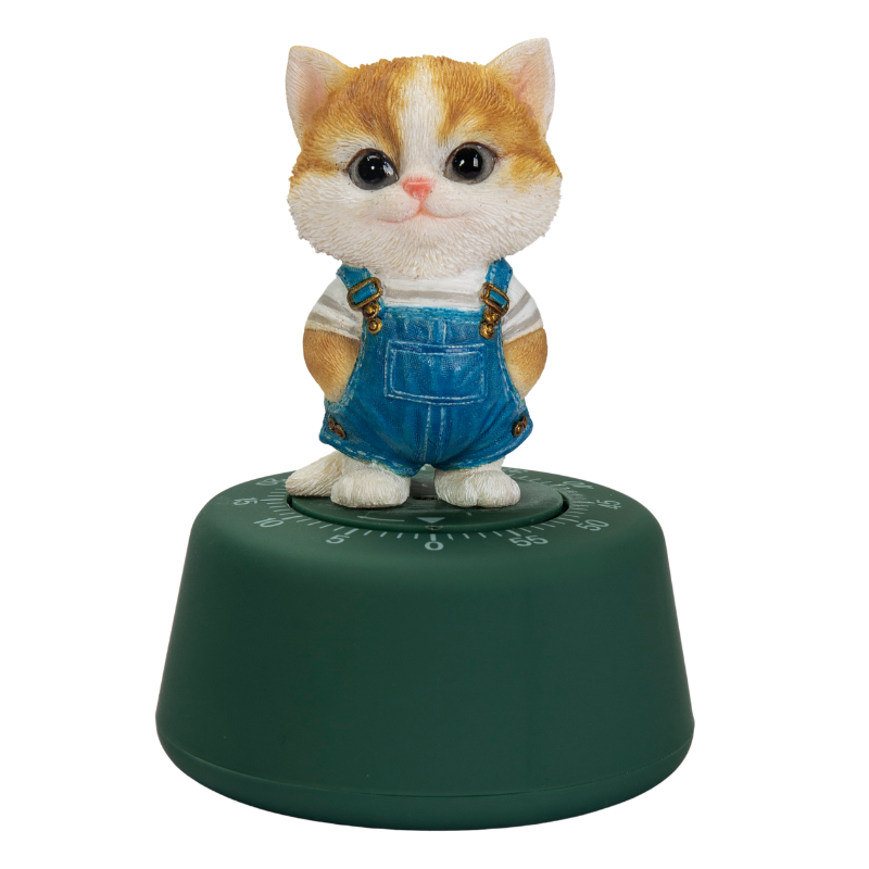 オーバーオール猫タイマー