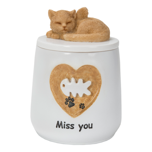 メモリアルケースMiss youエンジェルキャット