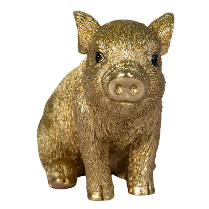 お座り金色豚（ミニ）