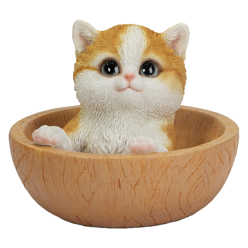 茶トラ白猫マグネット クリップホルダー