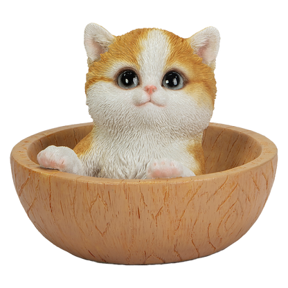 茶トラ白猫マグネット クリップホルダー