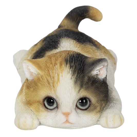 うつぶせ三毛猫マグネット
