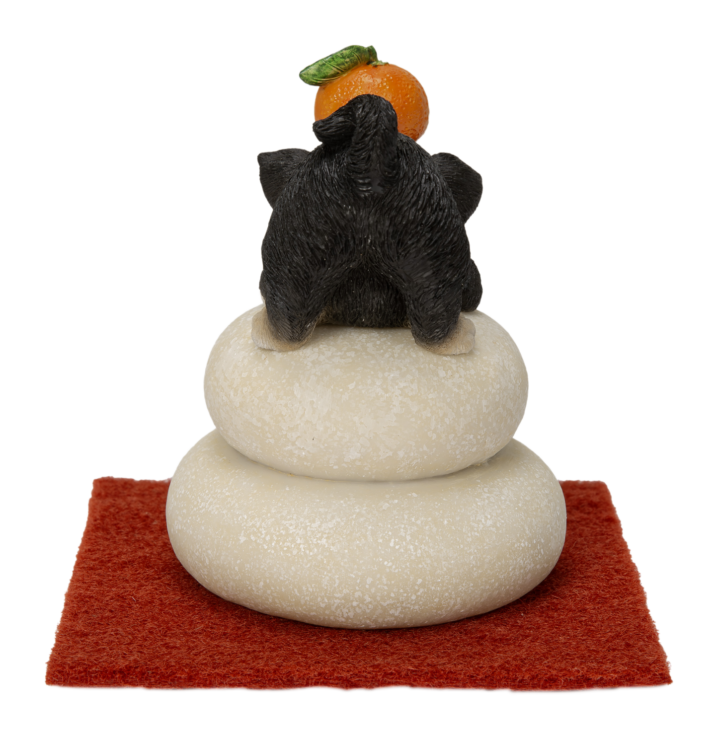 鏡餅飾り チワワ ブラック