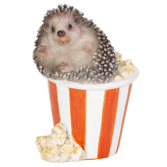 ポップコーンにうもれるハリネズミ（ミニ）