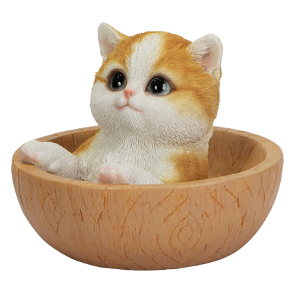 茶トラ白猫マグネット クリップホルダー