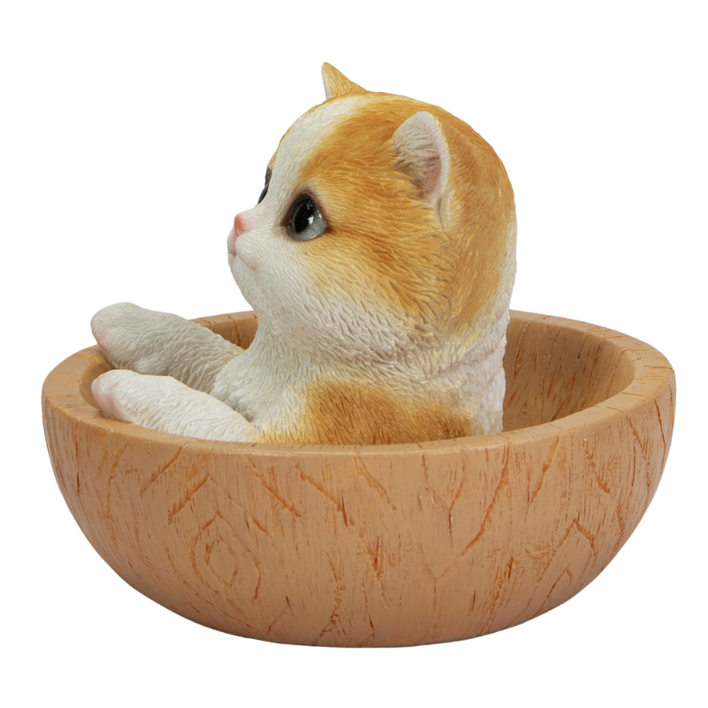 茶トラ白猫マグネット クリップホルダー