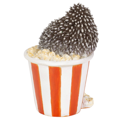 ポップコーンにうもれるハリネズミ（ミニ）