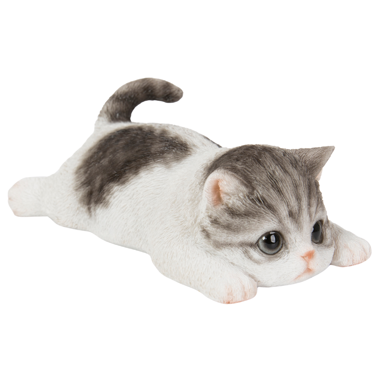 うつぶせサバトラ白猫マグネット