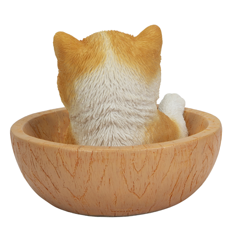 茶トラ白猫マグネット クリップホルダー