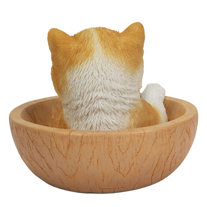 茶トラ白猫マグネット クリップホルダー
