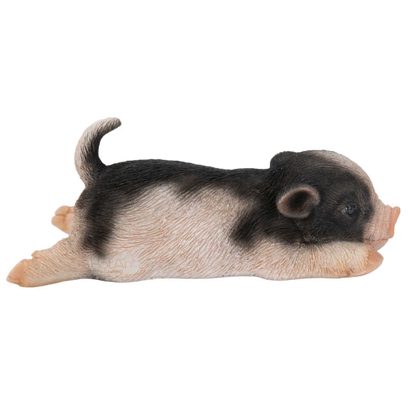 うつぶせ黒ピンク豚マグネット