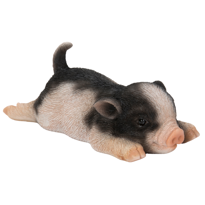 うつぶせ黒ピンク豚マグネット