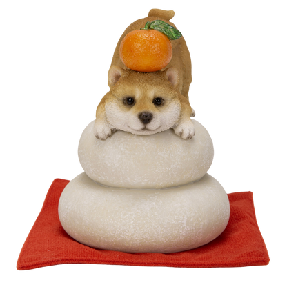 鏡餅飾り 柴犬