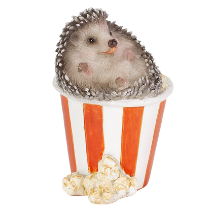 ポップコーンにうもれるハリネズミ（ミニ）