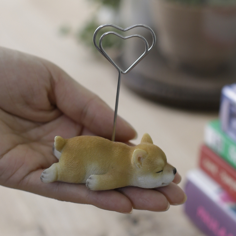 柴犬 メモホルダー