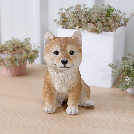 お座り柴犬（中）