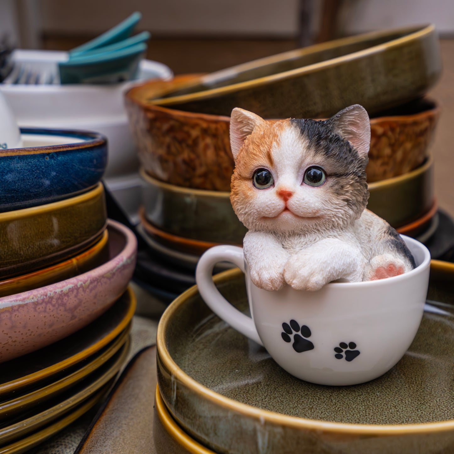 三毛猫ティーカップ（小）