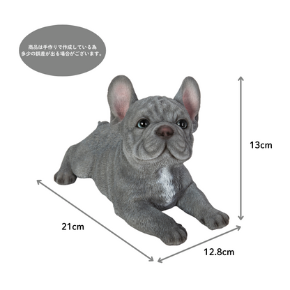 うつぶせフレンチブルドッググレー